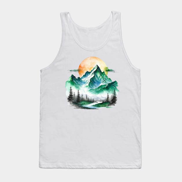 Mount Everest Tank Top by HUNTINGisLIFE